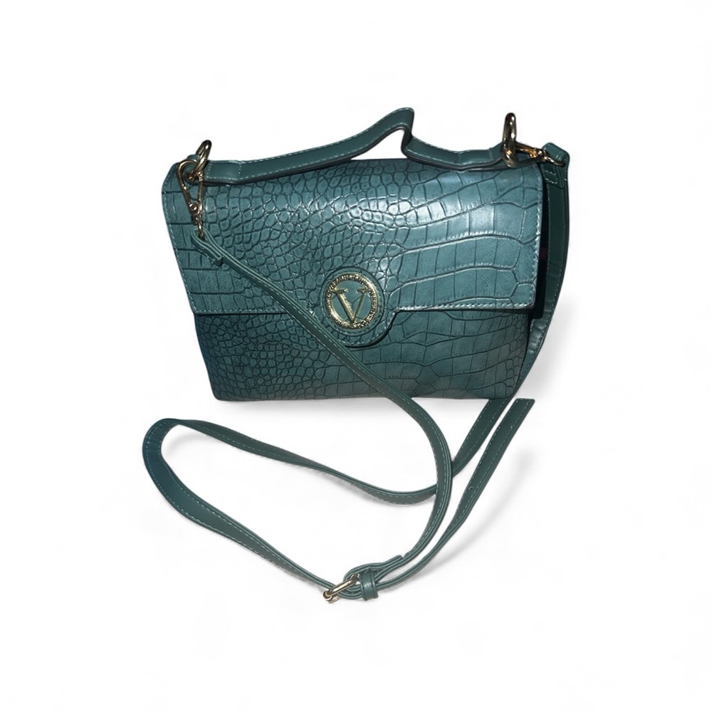 The Vera New York Leonard Croco Flap Bag